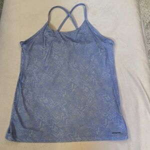 Patagonia Blue XL Tank Top Adventure Outdoors Sporty Travel